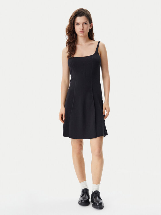 Calvin Klein Jeans Calvin Klein Jeans Повсякденна сукня J20J225269 Чорний Slim Fit