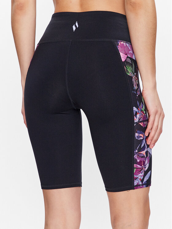 Skechers Skechers Kolesarske hlače Go Flex WSH87 Črna Slim Fit