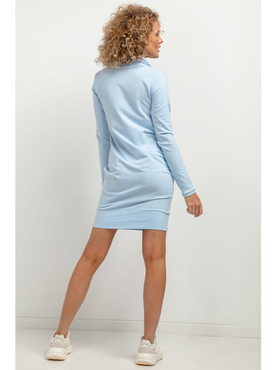 Tessita Tessita Každodenní šaty T376 Modrá Straight Fit