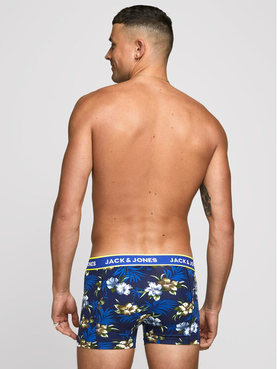 Jack&Jones Jack&Jones Komplet 3 par bokserek Flower 12171253 Kolorowy