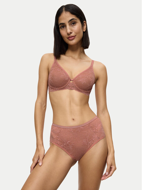 Triumph Triumph Chiloți clasici cu talie înaltă Amourette Charm 10216997 Maro