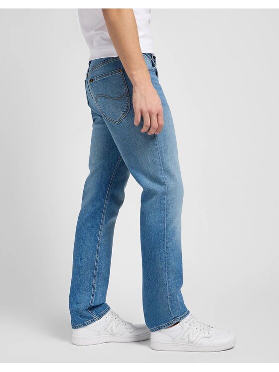 Lee Lee Jeansy West Niebieski Relaxed Fit