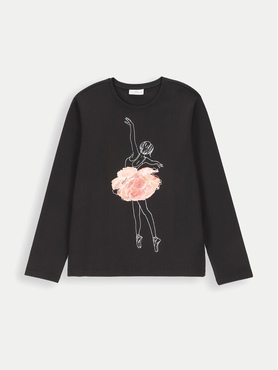 Coccodrillo Coccodrillo Blusa ZC4143101VGA Nero Regular Fit