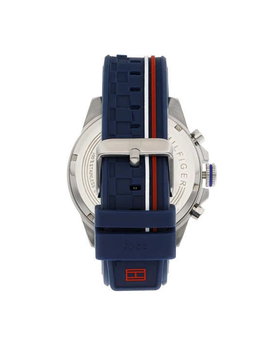 Tommy Hilfiger Tommy Hilfiger Zegarek Decker 1791476 Granatowy