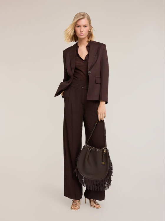 Motivi Motivi Giacca di transizione Q071Q001092N0V2 Marrone Regular Fit