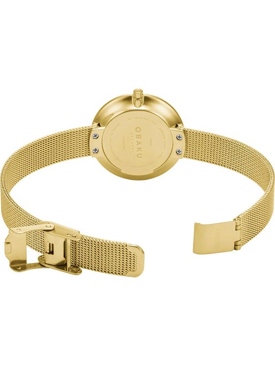 Obaku Obaku Hodinky V233LXGIMG Zlatá