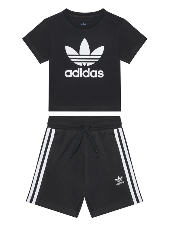 adidas adidas Póló és rövidnadrág adicolor JC9155 Fekete Regular Fit