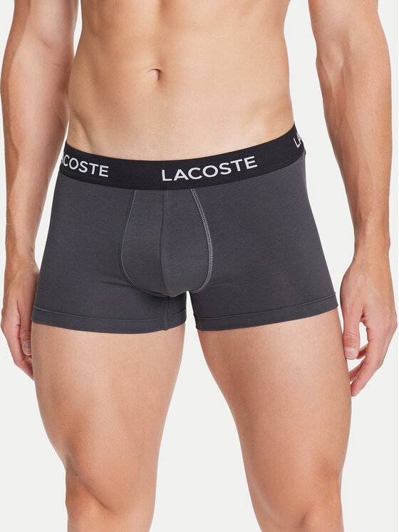 Lacoste Lacoste Набір з 5 пар боксерів 5H1292 Сірий