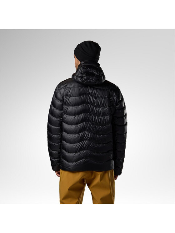 Rossignol Rossignol Kurtka puchowa M Verok Down Hoodie Jacket Czarny Regular Fit
