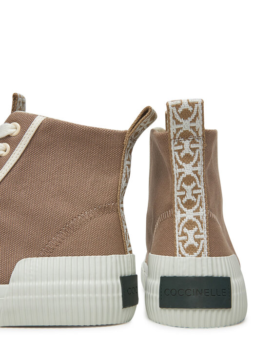 Coccinelle Coccinelle Sneakers aus Stoff E4 SXG 24 02 01 Beige