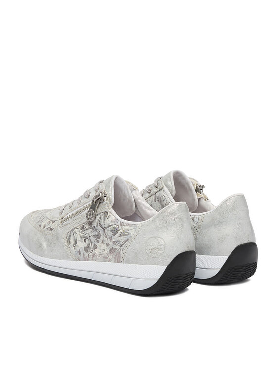 Rieker Rieker Sneakersy N1112-80 Srebrny