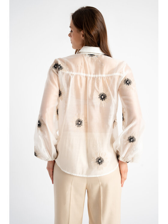CLICK CLICK Πουκάμισο 10-6845 Λευκό Relaxed Fit