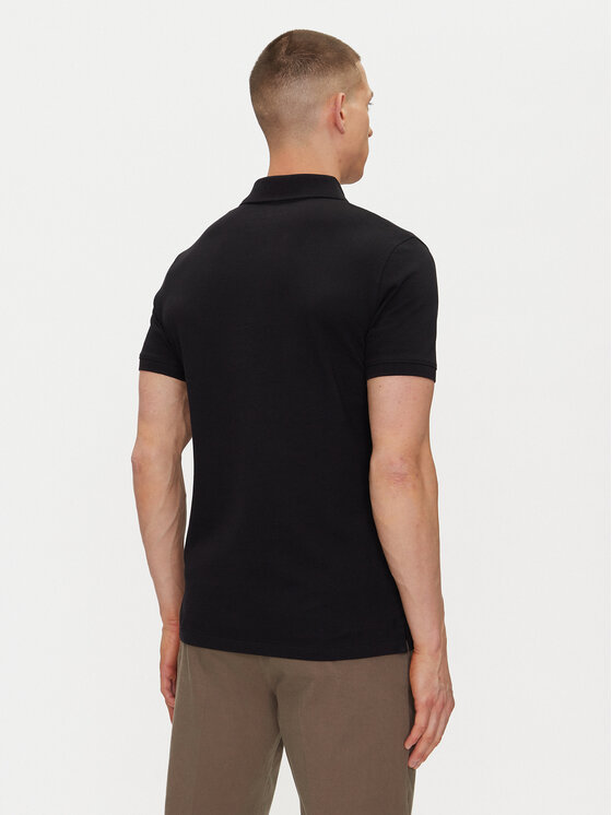 Timberland Timberland Тениска с яка и копчета TB0A6VDP Черен Regular Fit