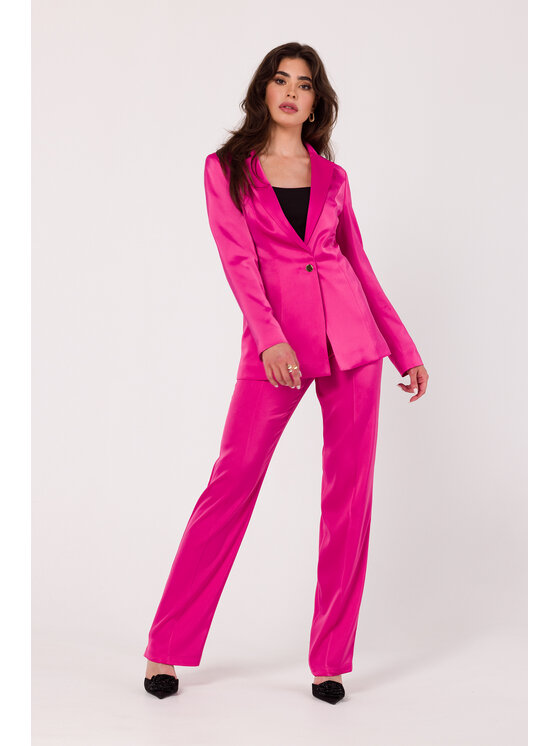 Makover Makover Giacca da abito K173 Rosa Modern Fit