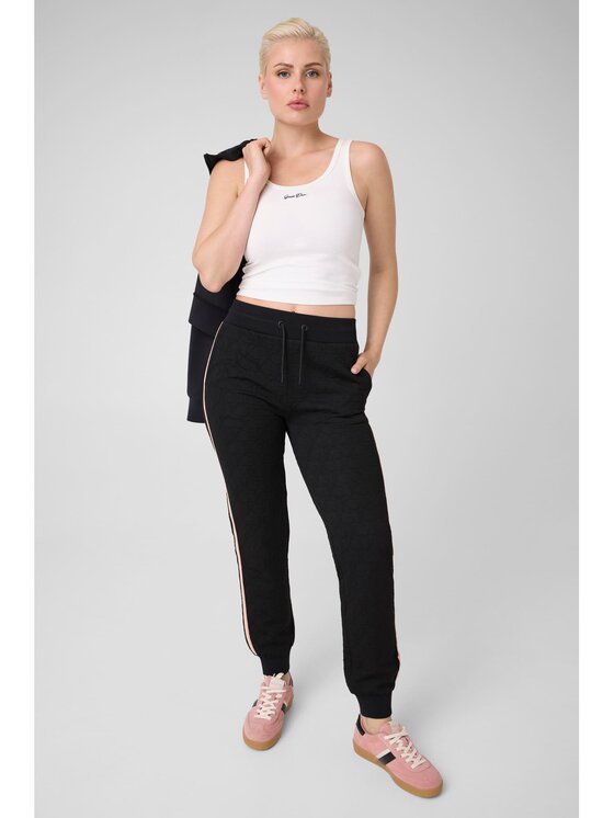 Guess Guess Spodnie materiałowe 183940 Czarny Classic Fit