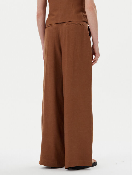 Herskind Herskind Hlače 5503840 Smeđa Regular Fit