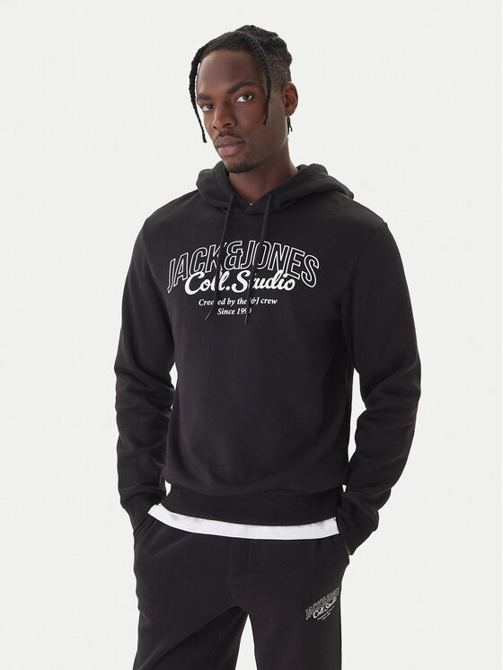 Jack & Jones Jack & Jones Set majica, majica dugih rukava i hlače Makoto 12287681 Crna Regular Fit