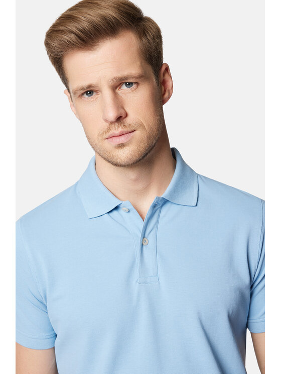 Lancerto Lancerto Polo Jakob PO073124000006 Niebieski Regular Fit