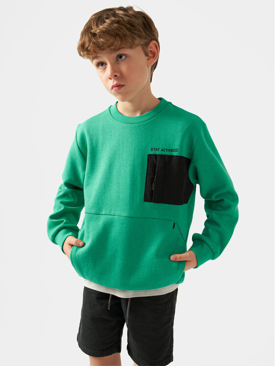 Mayoral Mikina 6468 Zelená Regular Fit