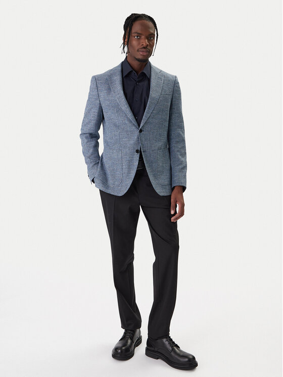 BOSS BOSS Giacca da abito H-Hutson 50556910 Blu scuro Regular Fit