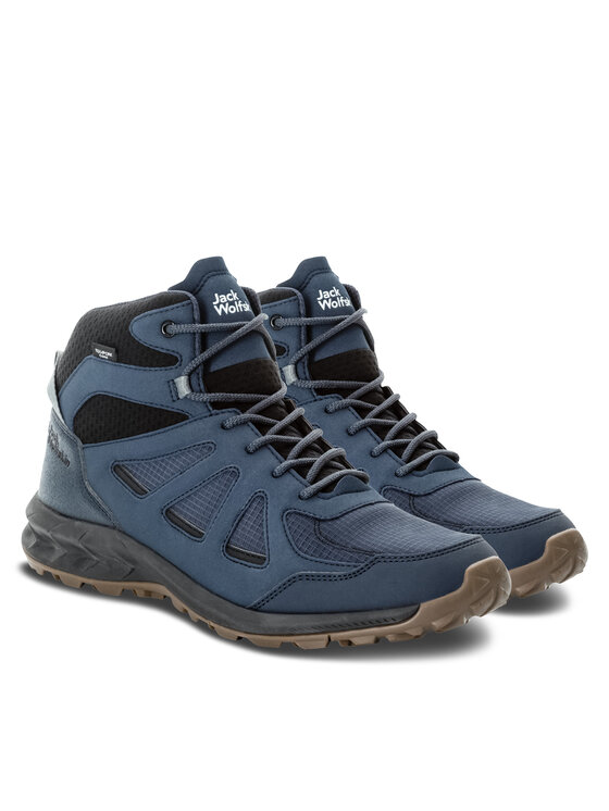 Jack Wolfskin Jack Wolfskin Trekking čevlji Woodland 2 Texapore Mid M 4051261 Mornarsko modra