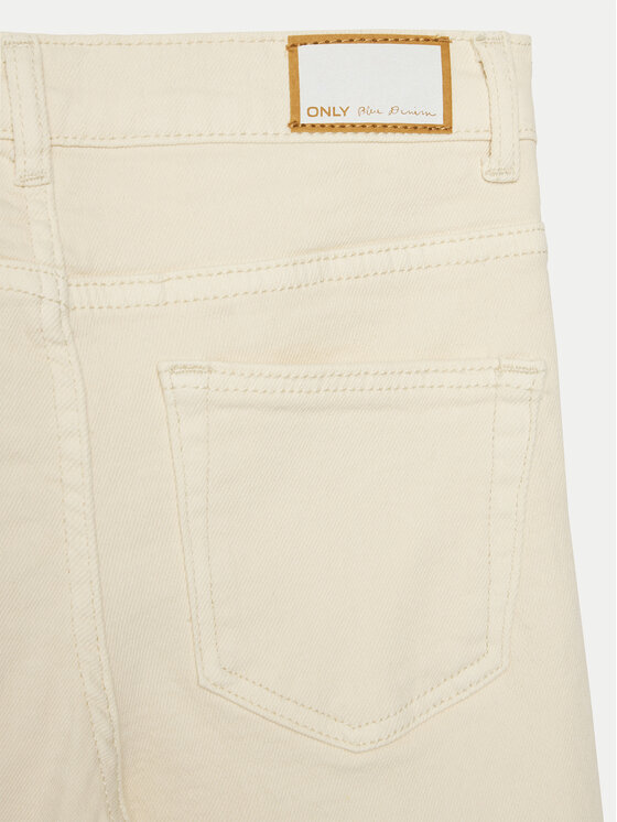 Kids ONLY Kids ONLY Jeansy Juicy 15291571 Écru Wide Leg