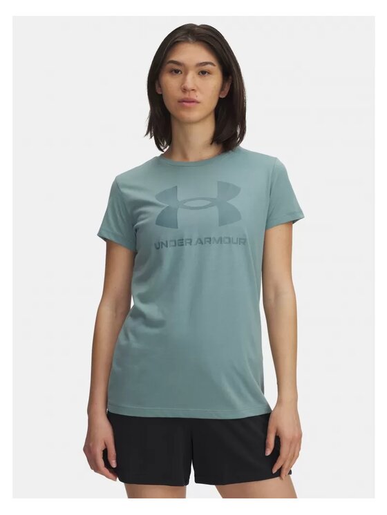 Under Armour Under Armour T-Shirt UA-1356305-323 Turkusowy Regular Fit