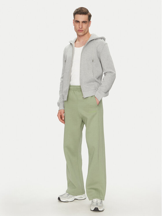 Karl Kani Karl Kani Spodnie dresowe Ellipse Straight Leg 60060043 Khaki Relaxed Fit