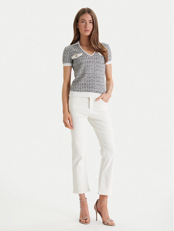 Guess Guess Sveter W6RR27 Z0361 Sivá Regular Fit