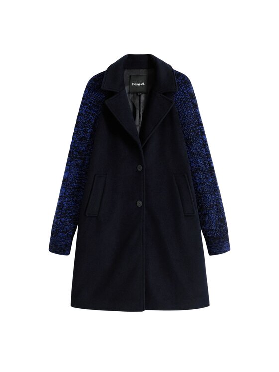 Desigual Desigual Cappotto CAPPOTTO_SILENT Blu Regular Fit