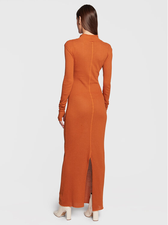 Vestito di maglia Sovy SOV14AH22 Arancione Regular...