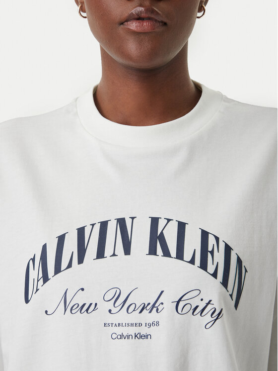 Calvin Klein Jeans Calvin Klein Jeans Póló LV047F813G Fehér Boxy Fit