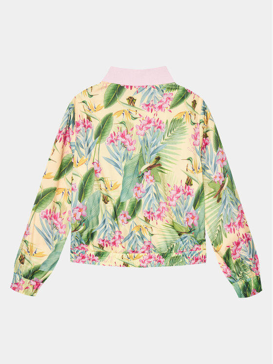 Guess Guess Kurtka bomber J4GL01 WCFM0 Zielony Regular Fit