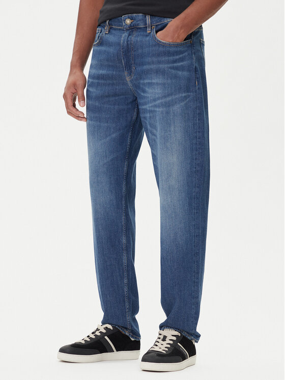 Guess Jeans Guess Jeans Jeans hlače M5BA90 D002C Modra Tapered Fit