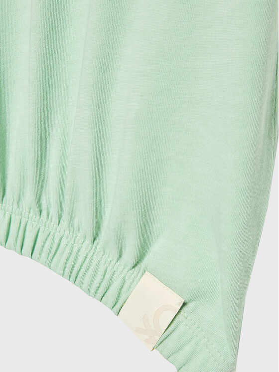 United Colors Of Benetton United Colors Of Benetton Majica 37YKC10AU Zelena Boxy Fit