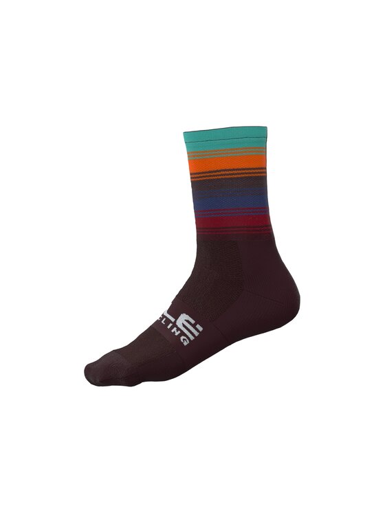 Skarpety unisex Alé Cycling, Kolorowy, Mud