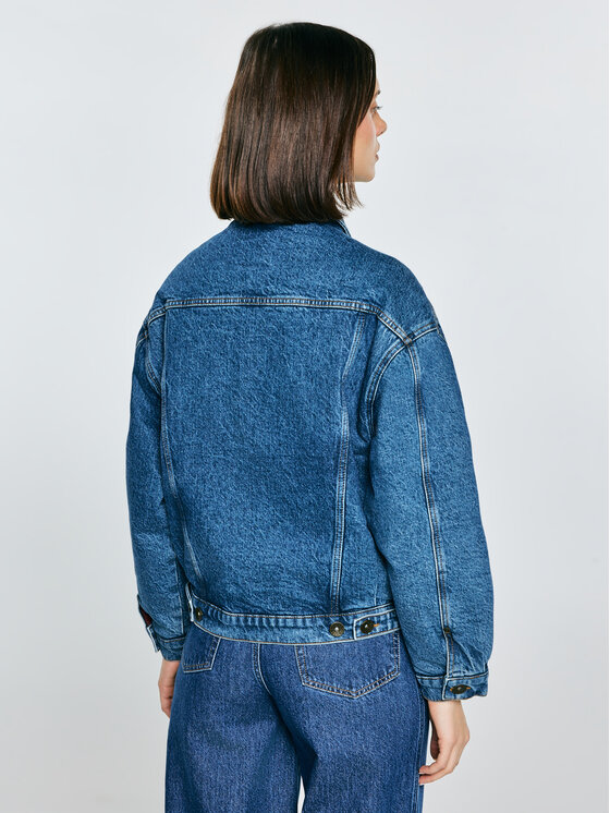 BIG STAR BIG STAR Kurtka jeansowa AUTHENTIC JACKET Granatowy Comfort Fit