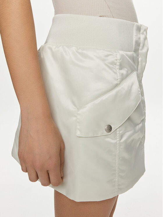 Calvin Klein Jeans Calvin Klein Jeans Fustă mini J20J223317 Écru Regular Fit