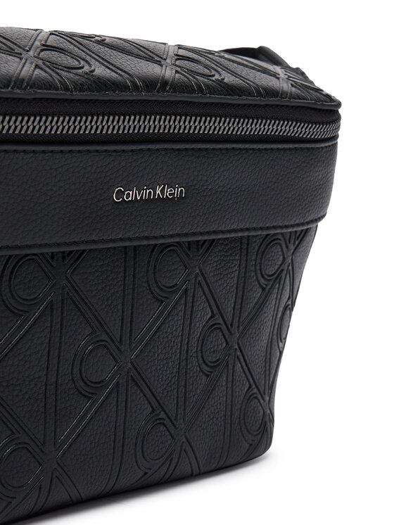 Calvin Klein Calvin Klein Τσαντάκι Μέσης﻿ Emblem Aop Deboss Waistbag LV04D3564G Μαύρο