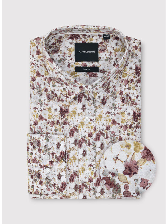 Pako Lorente Pako Lorente Koszula P26WF-1X-010 Brązowy Slim Fit