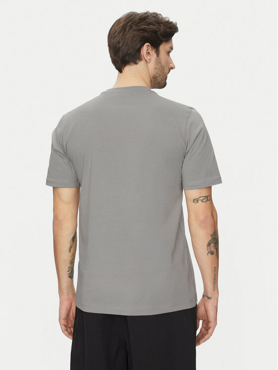 adidas adidas T-Shirt Lounge Slides Graphic Pocket JC5284 Šedá Regular Fit