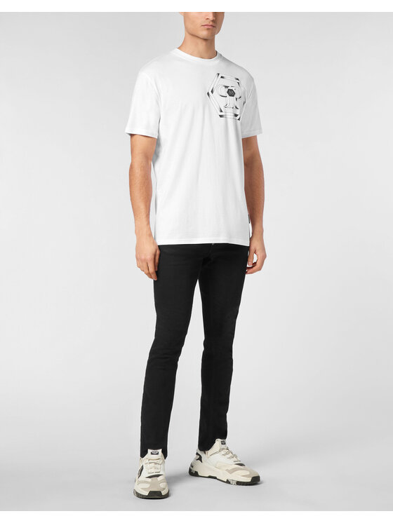 PHILIPP PLEIN PHILIPP PLEIN T-shirt 24619 Bianco Regular Fit