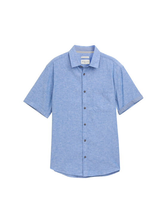 Tom Tailor Tom Tailor Krekls 1045098 Zils Regular Fit