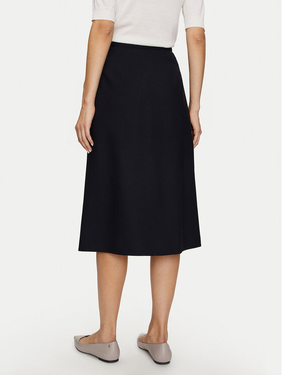 Tommy Hilfiger Tommy Hilfiger Spódnica trapezowa WW0WW41601 Granatowy Regular Fit
