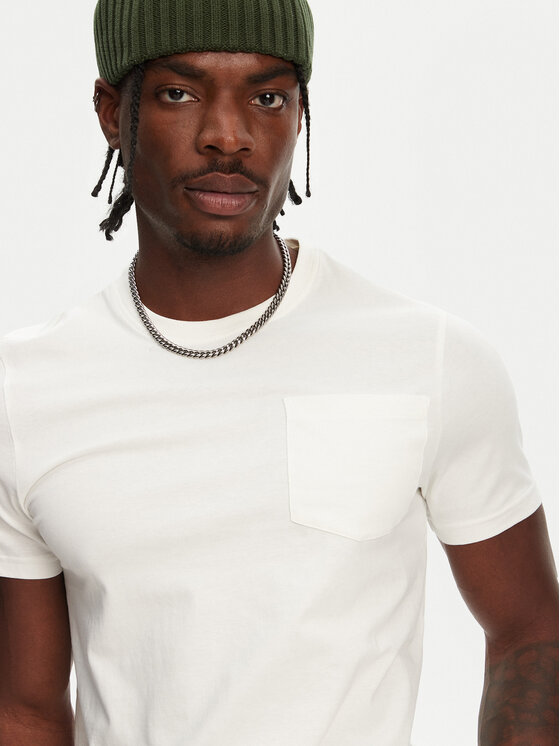 Robe di Kappa Robe di Kappa T-krekls Dorel 64131EW Écru Regular Fit