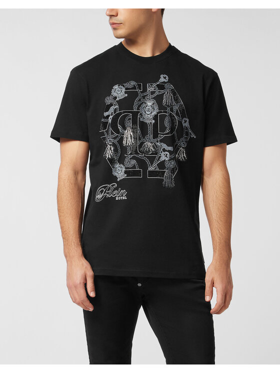 PHILIPP PLEIN PHILIPP PLEIN Tričko 27075 Čierna Regular Fit