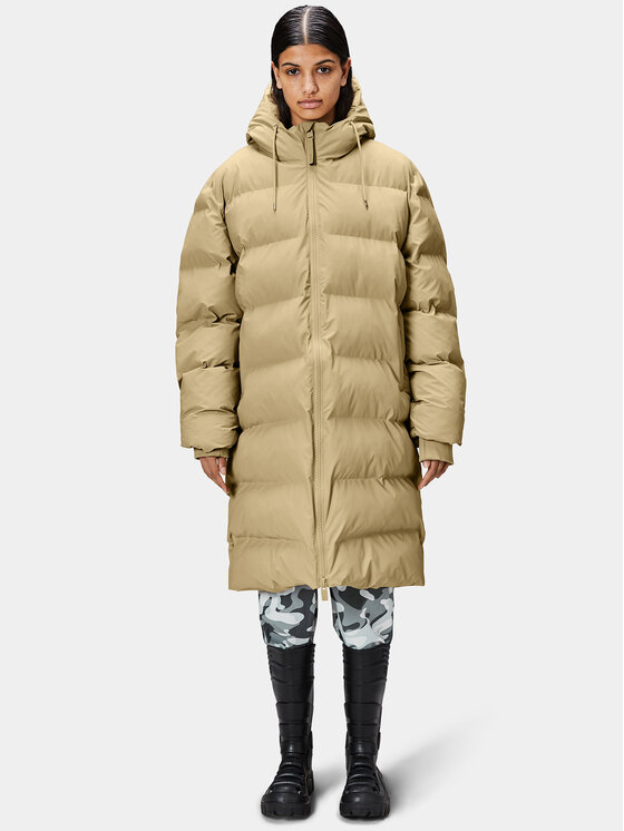 Rains Rains Зимно яке 15130 Бежов Regular Fit