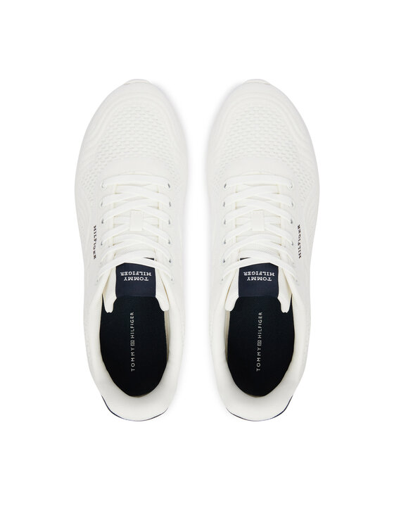 Tommy Hilfiger Tommy Hilfiger Сникърси Lightweight Runner Mix FM0FM05755 Екрю