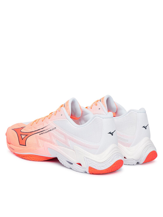 Mizuno Mizuno Čevlji za športe v zaprtih prostorih Wave Lightning Elite V1GA2600 Koral