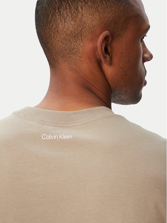 Calvin Klein Jeans Calvin Klein Jeans Тишърт LV04RG822G Тъмнобежов Regular Fit